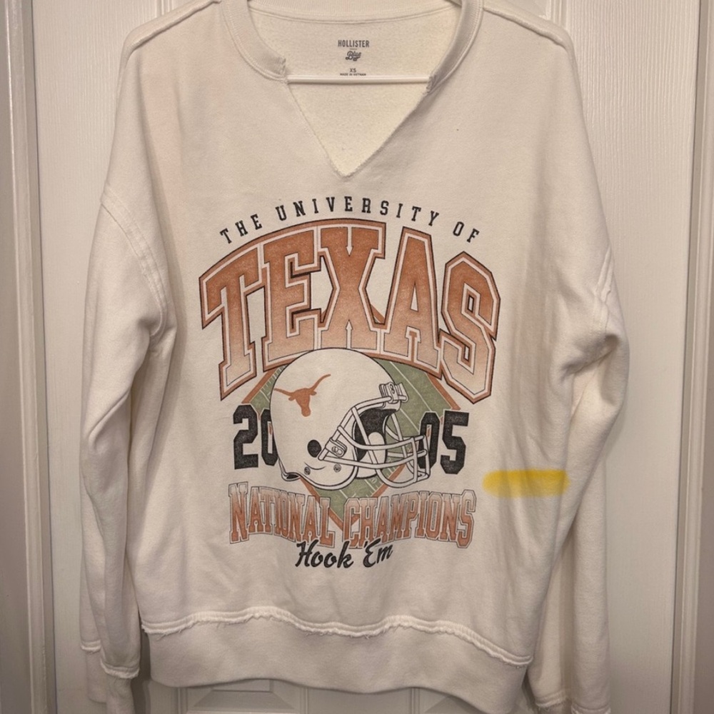 Hollister University of Texas White Sweatshirt
